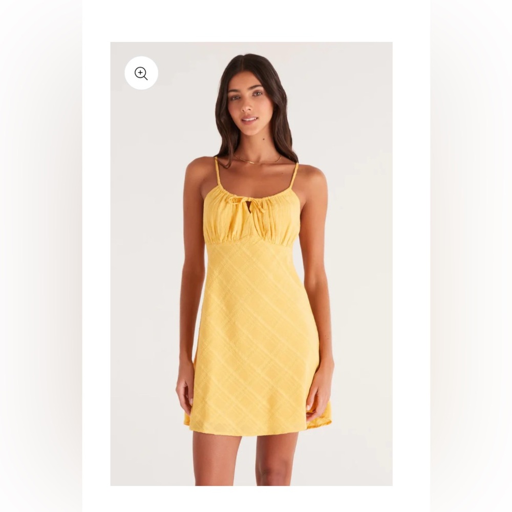 Liana Yellow Mini Dress